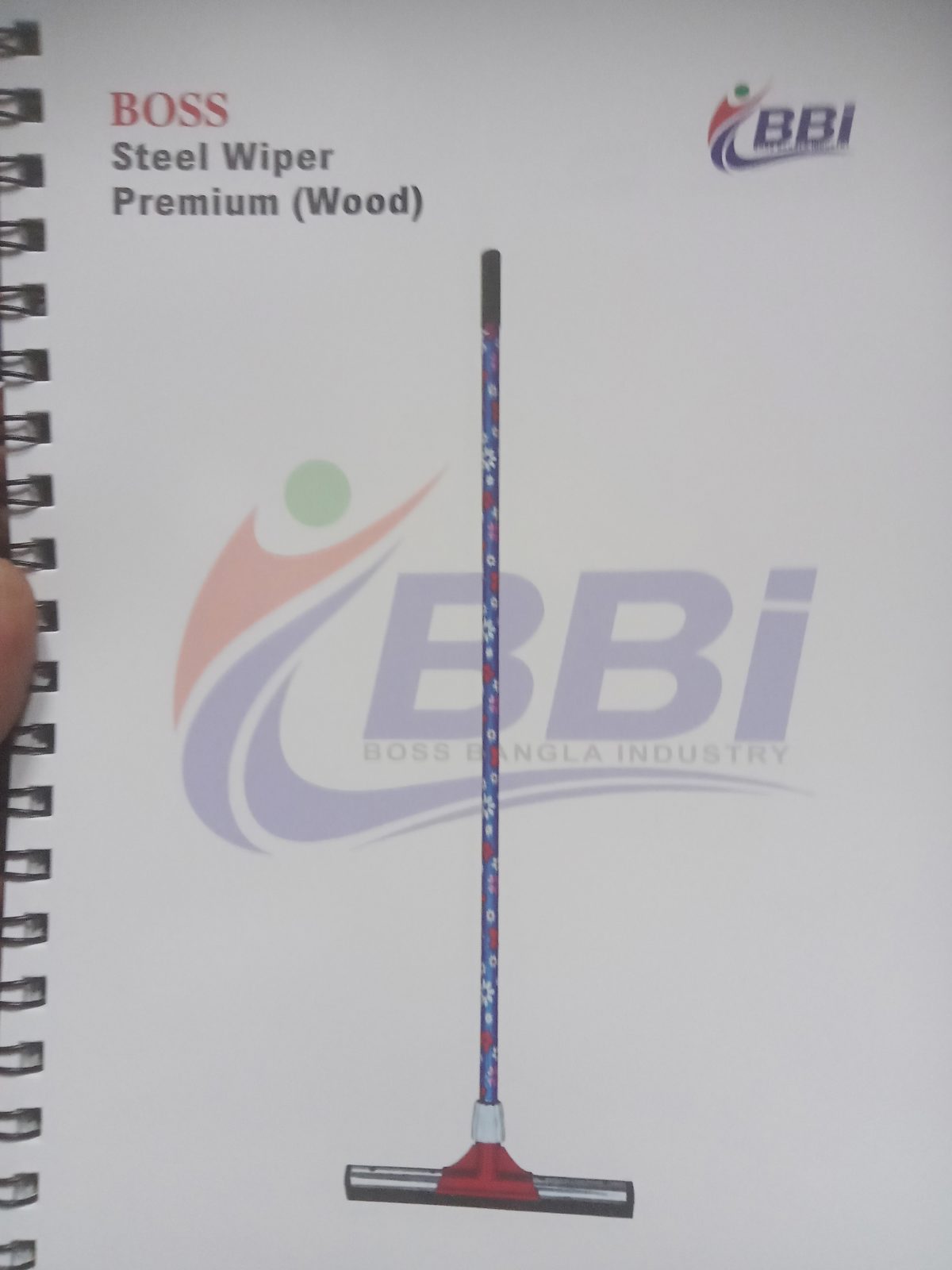 Boss Steel Wiper Premium (Wood)