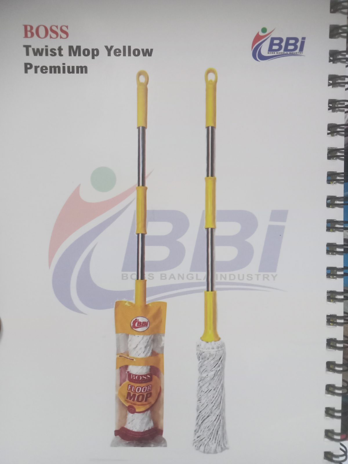 Boss Twist Mop Yellow Premium